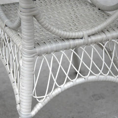 Sybil Outdoor Patio Seating Set 2 Chairs and 1 Table Set (White)