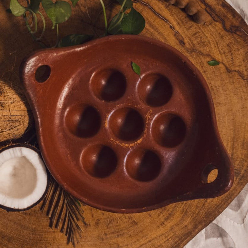 Velanstore Clay Unniyappam Pan
