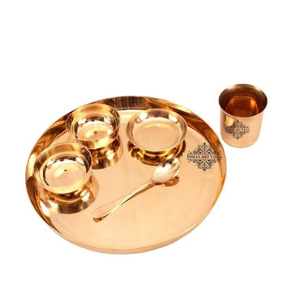 Bronze Handmade Designer Dinnerset of 6 Pieces, Dinnerware, Tableware