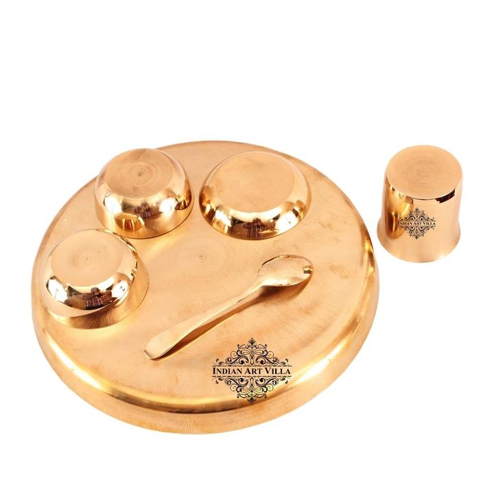 Bronze Handmade Designer Dinnerset of 6 Pieces, Dinnerware, Tableware