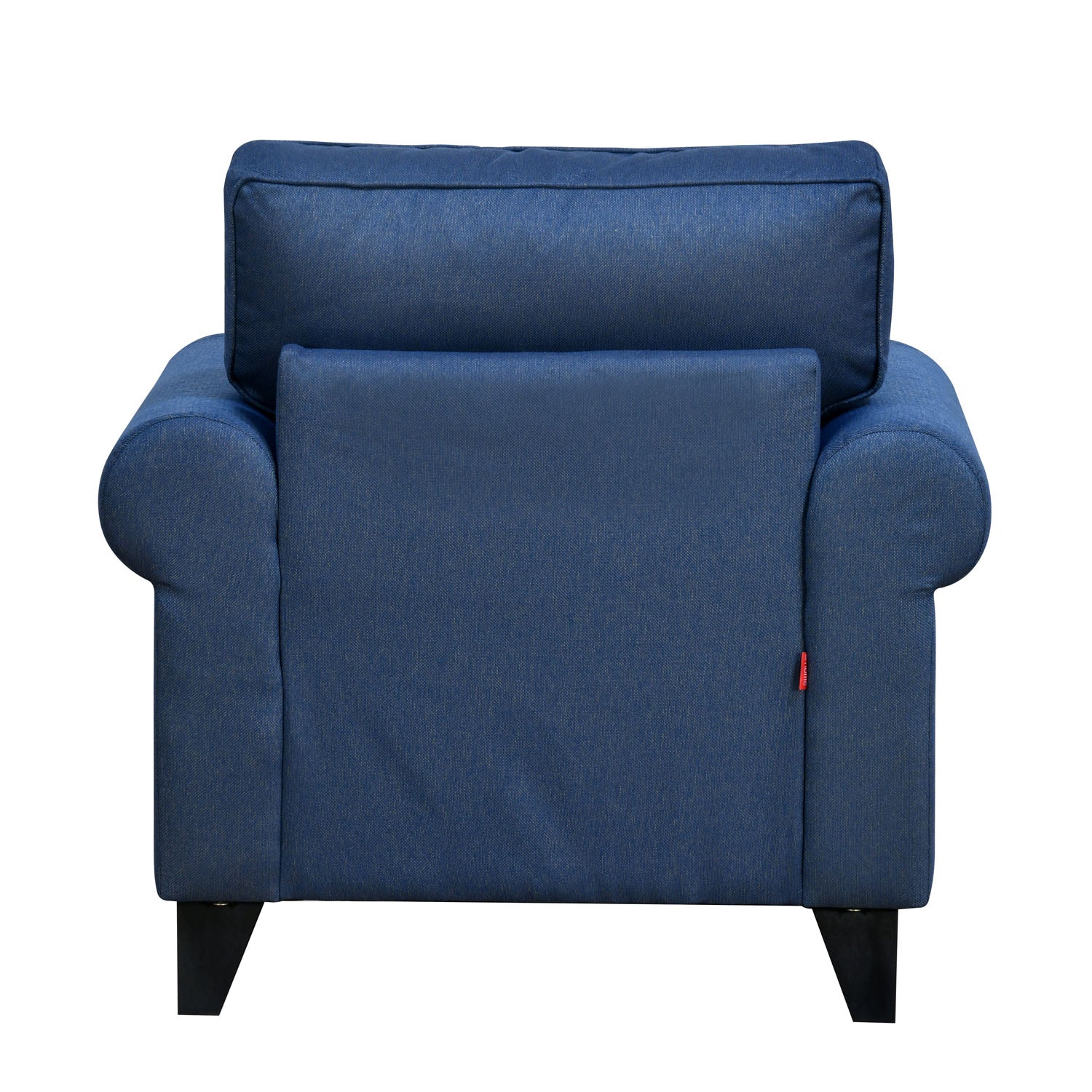 Nilkamal Velma 1 Seater Fabric Sofa with Cushion (Blue)