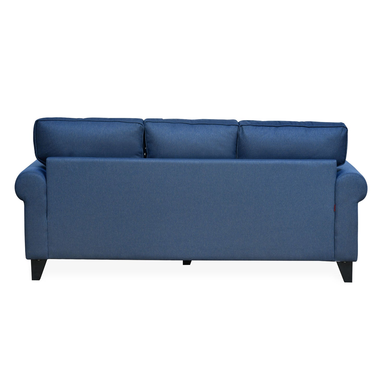 Nilkamal Velma 3 Seater Fabric Sofa with Cushion (Blue)