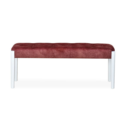 Nilkamal Vera Multi Use Medium Sitting Bench for Living Room | Dining Room (White)