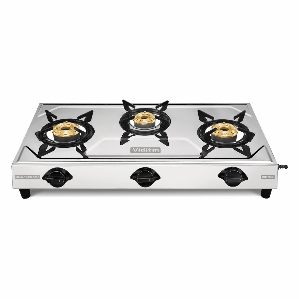 VIDIEM VICTOR JUMBO 3Burner Gas Stove