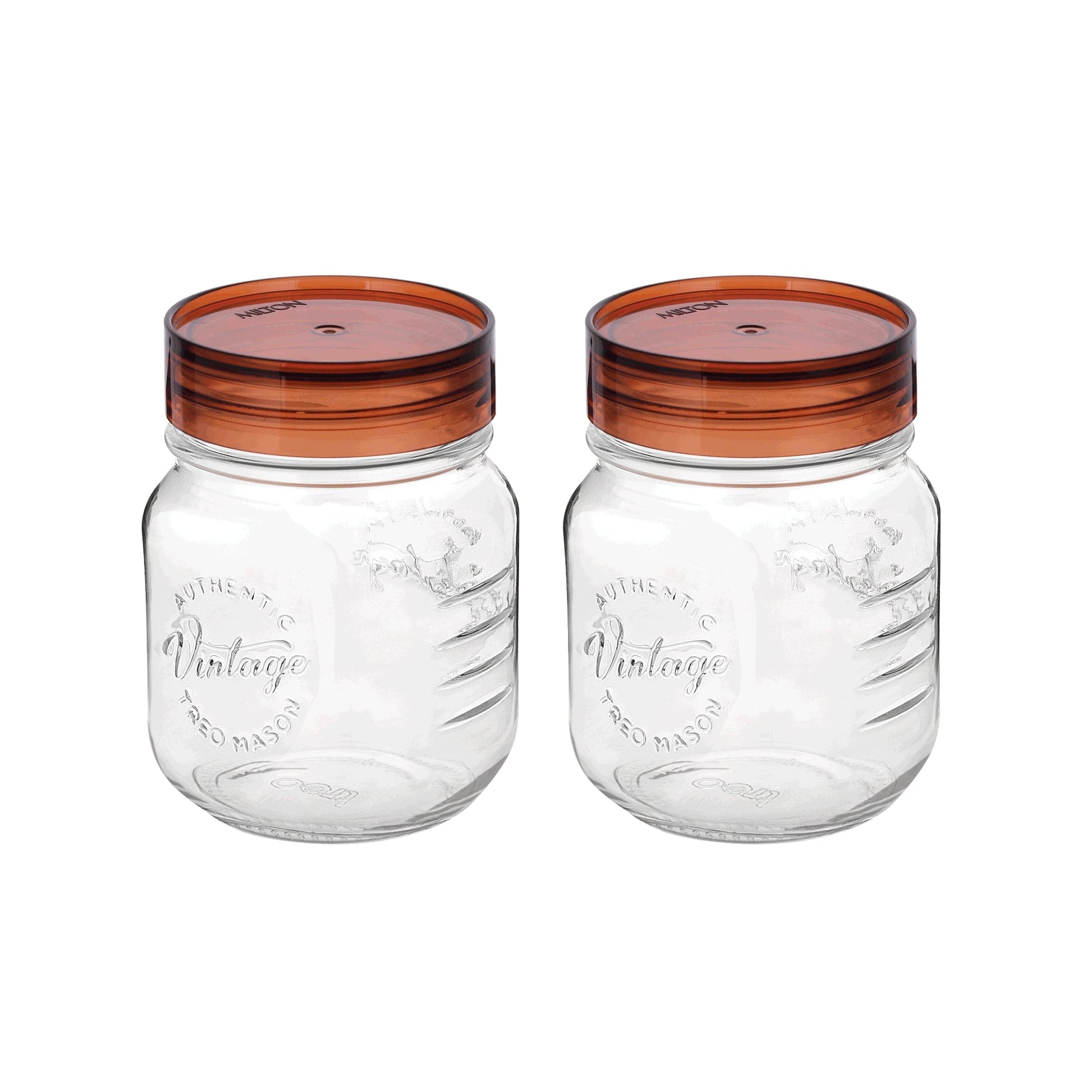 Vintage Glass Jar With Lid  (Treo by Milton)