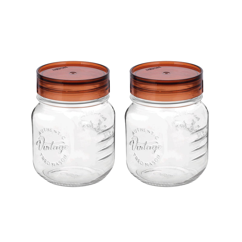 Vintage Glass Jar With Lid  (Treo by Milton)