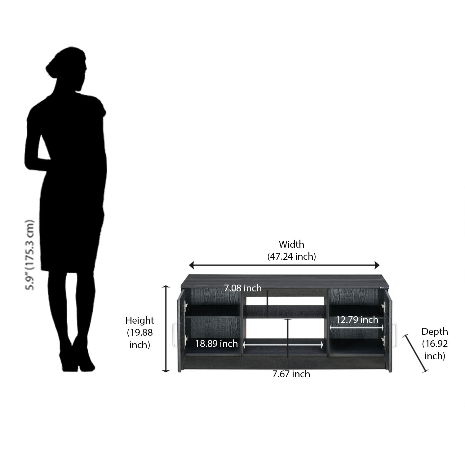 Nilkamal Vita TV Cabinet