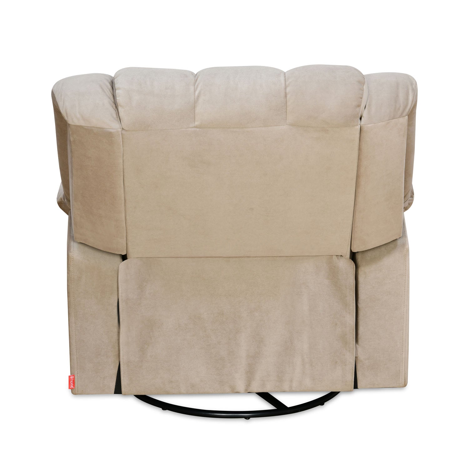 Nilkamal Vivo 1 Seater Fabric Manual Rocker & Swivel Recliner (Beige)