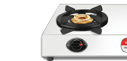 VECTOR NERO 2Burner Gas Stove vidiem