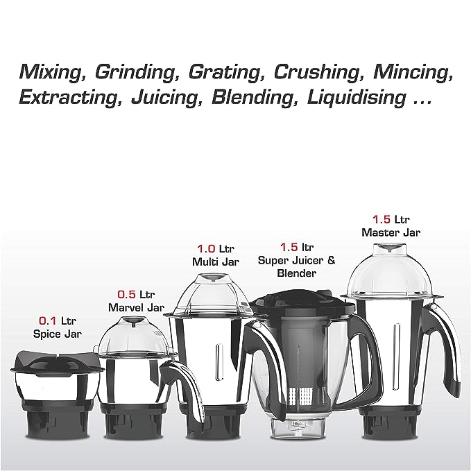 V STAR PREMIUM 750W MIXER GRINDER VIDIEM