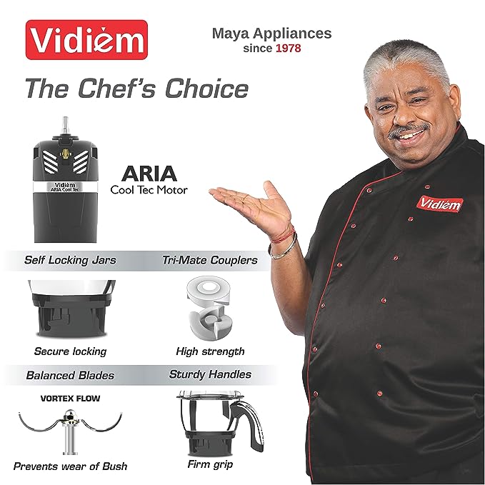 V STAR PREMIUM 750W MIXER GRINDER VIDIEM