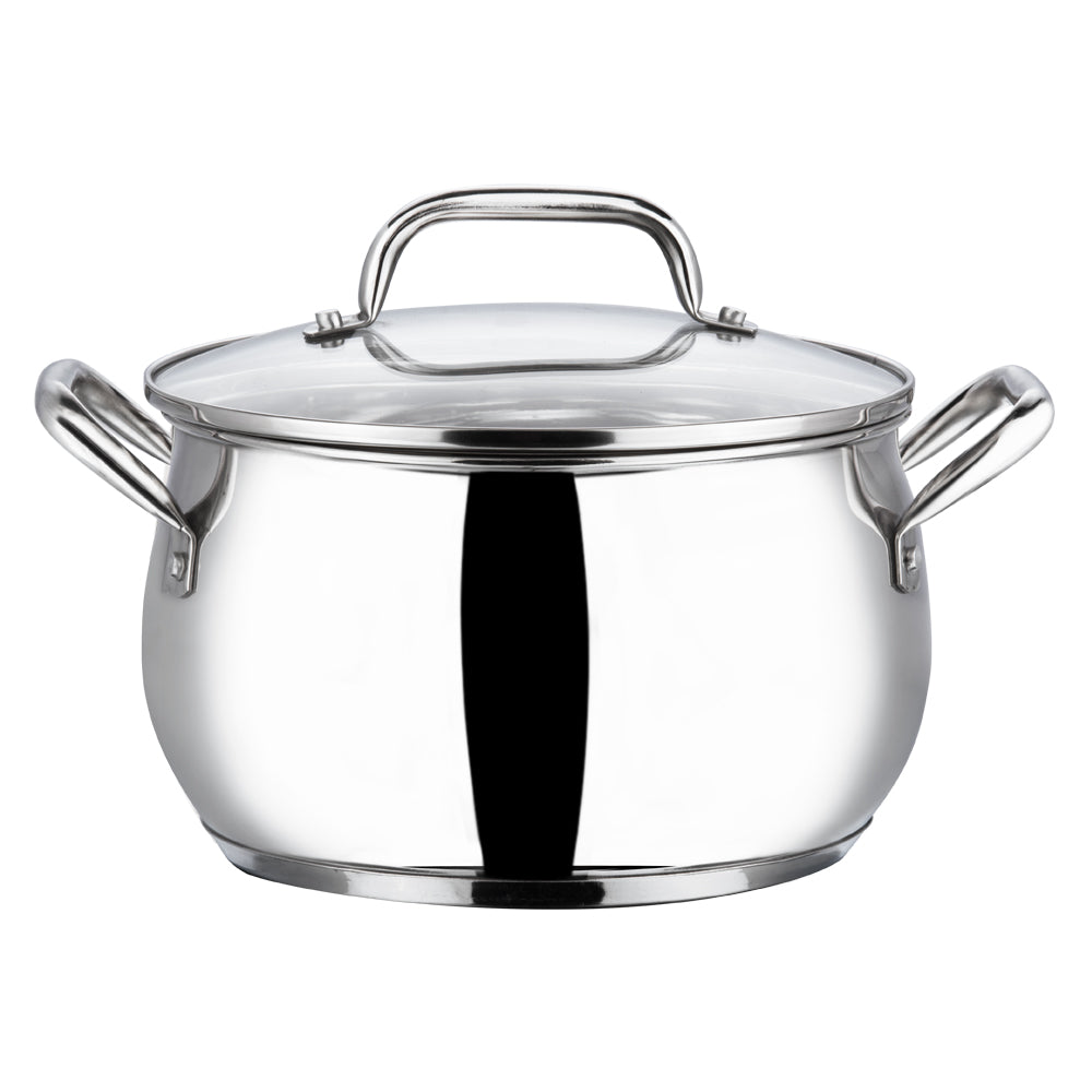 Vinod Stainless Steel Almaty Saucepot (Induction Friendly) - 6.9 L