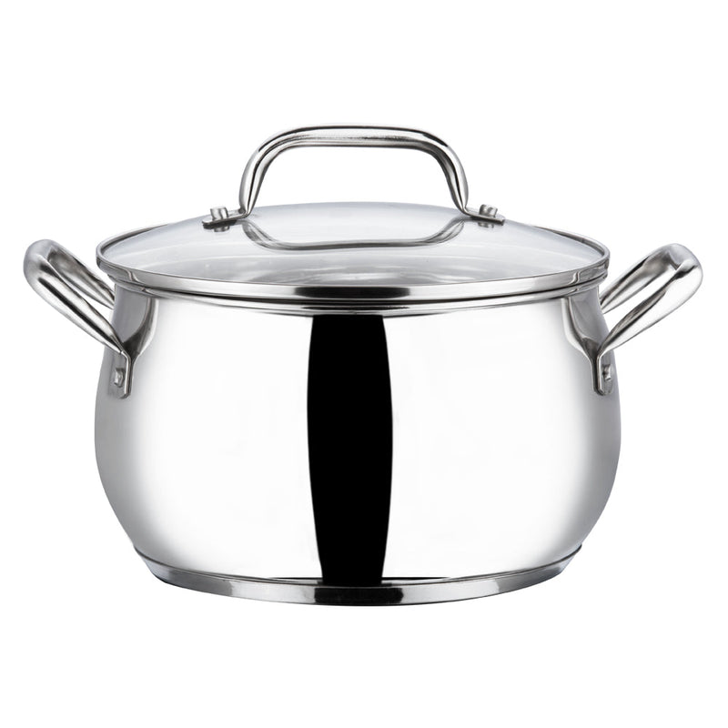 Vinod Stainless Steel Almaty Saucepot (Induction Friendly) - 6.9 L