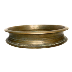 Bhunes Brass Antqiue Urli Traditional Bowl For Home Décor,Brown, 4 Inch, 1 Piece