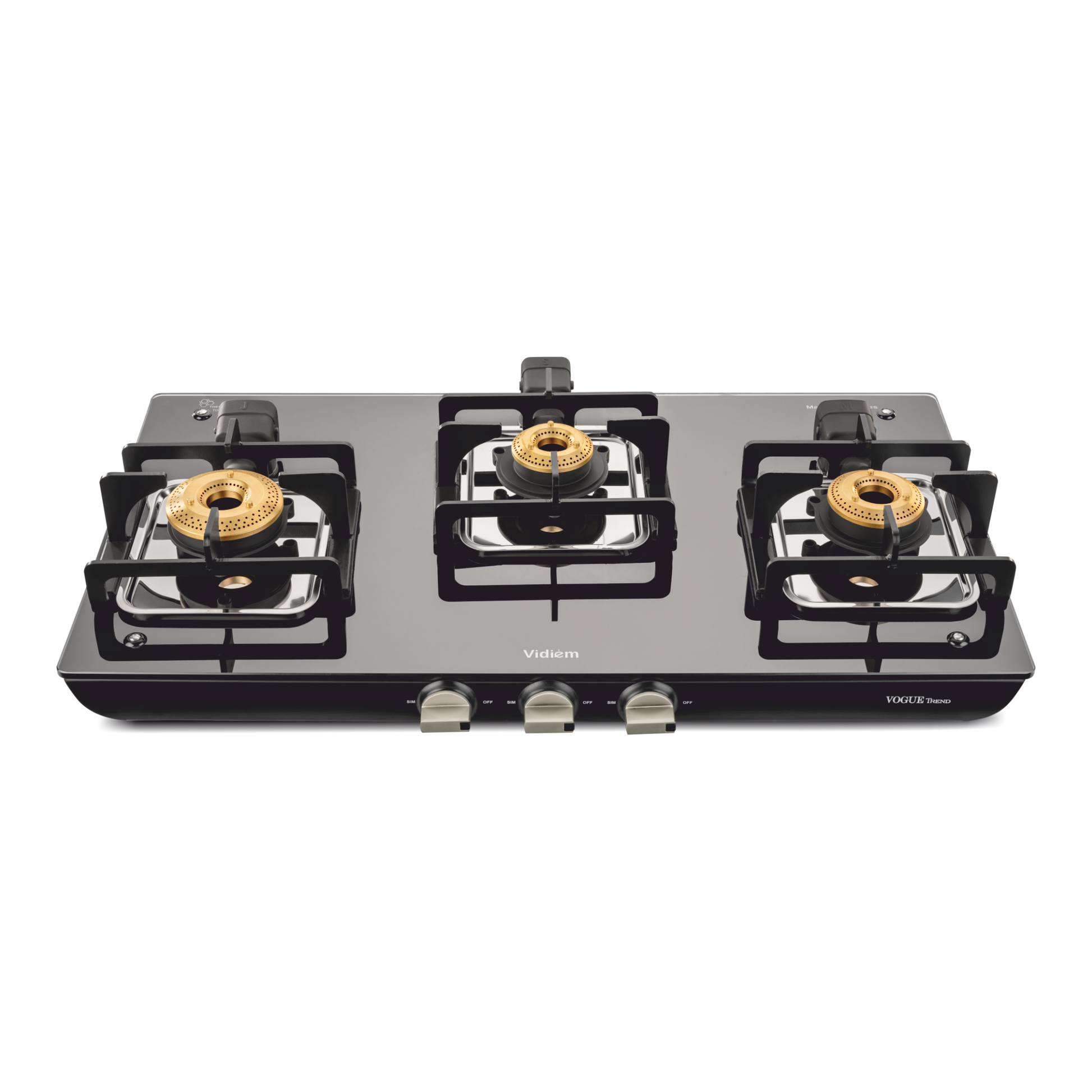 Vidiem Vogue Trend 3 Burner Gas Stove Vidiem