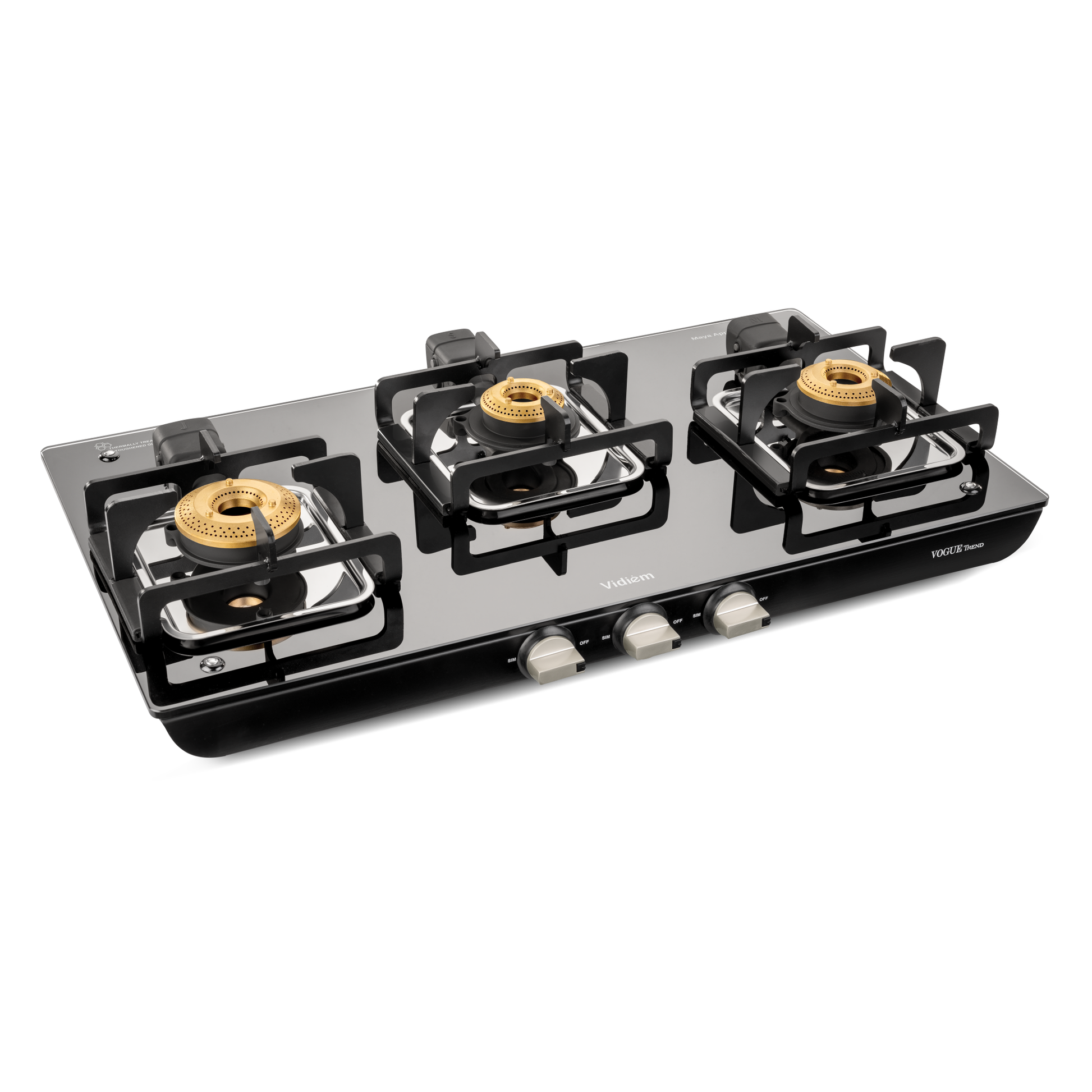 Vidiem Vogue Trend 3 Burner Gas Stove Vidiem