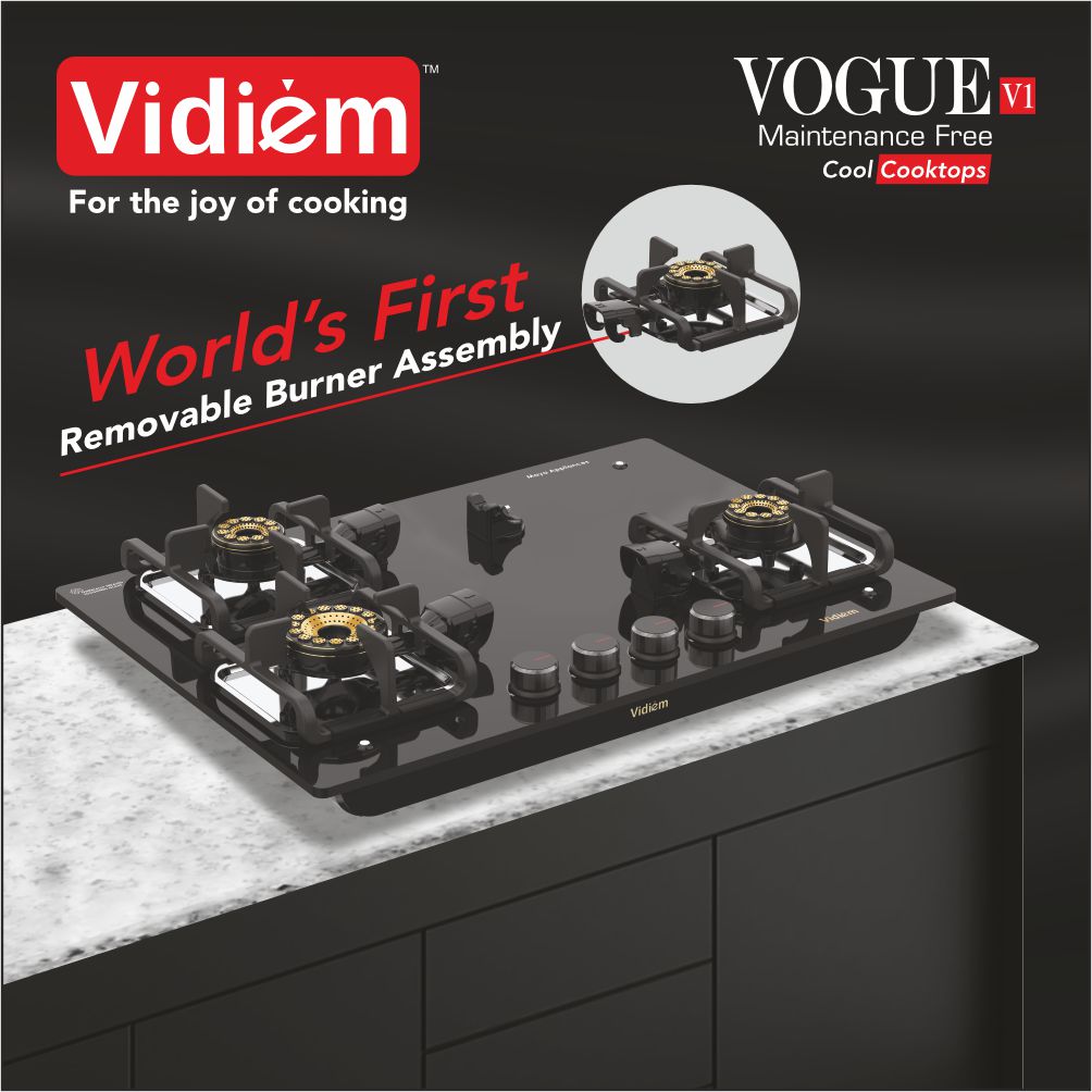 VOGUE V1 4-Burner Gas Cooktop Vidiems
