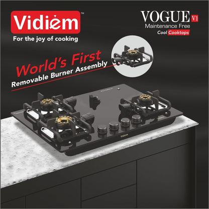 VOGUE V1 4-Burner Gas Cooktop Vidiems