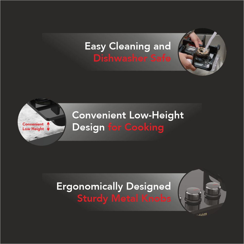 VOGUE V1 4-Burner Gas Cooktop Vidiems