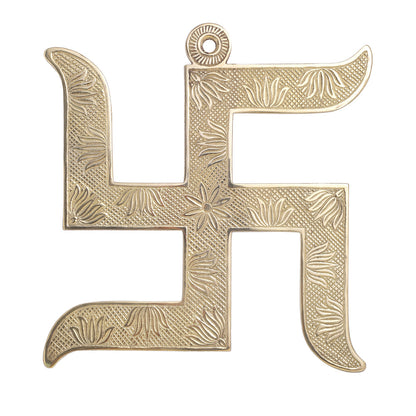 Brass Swastik Wall Hanging