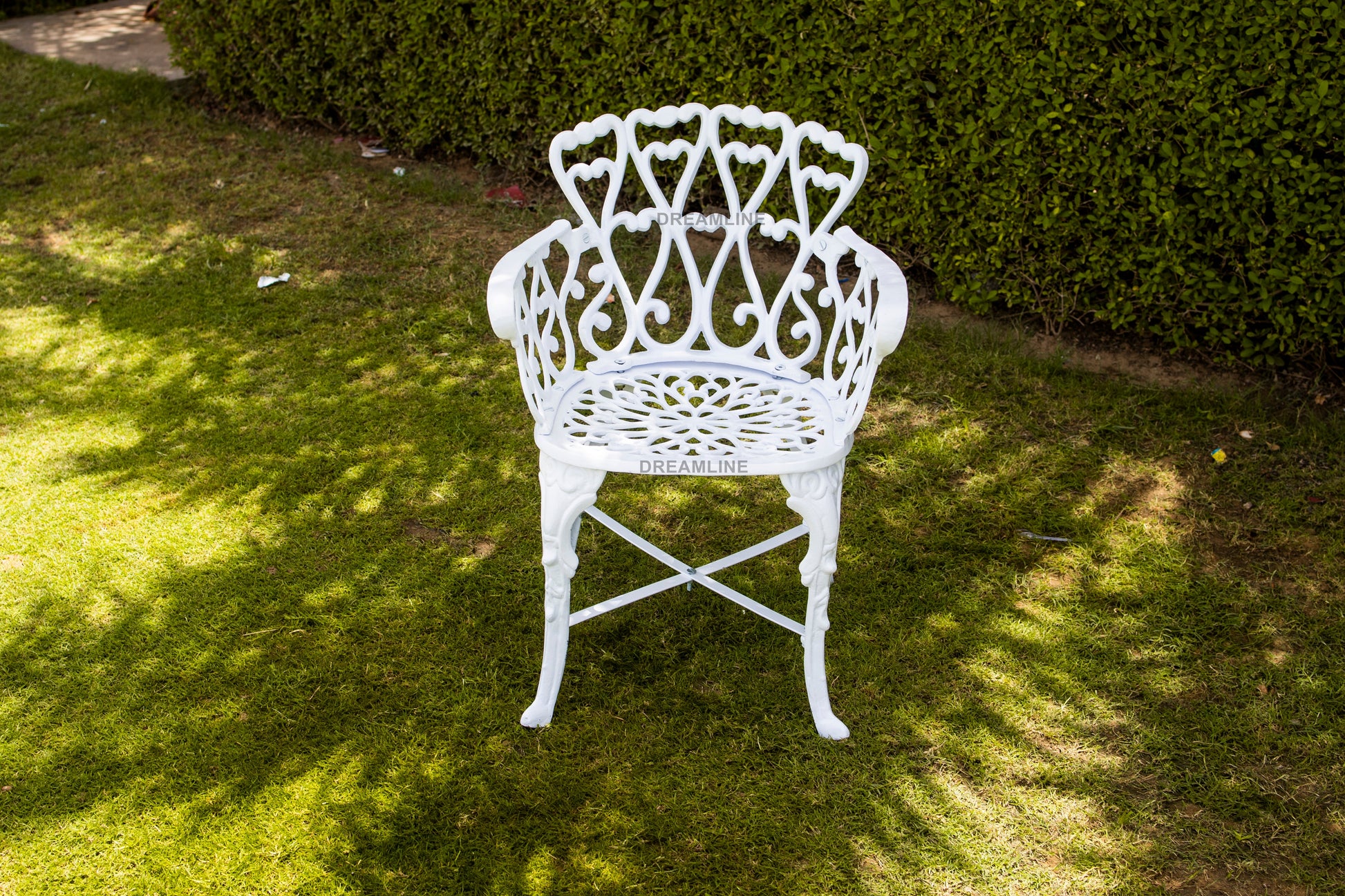 Poli Cast Aluminium Garden Patio Single Seater Chair