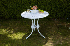 Rino Cast Aluminium Garden Patio Seating 2 Chair and 1 Table Set