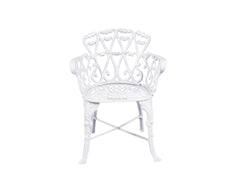 Rudi Cast Aluminium Garden Patio Seating 4 Chair and 1 Table Set