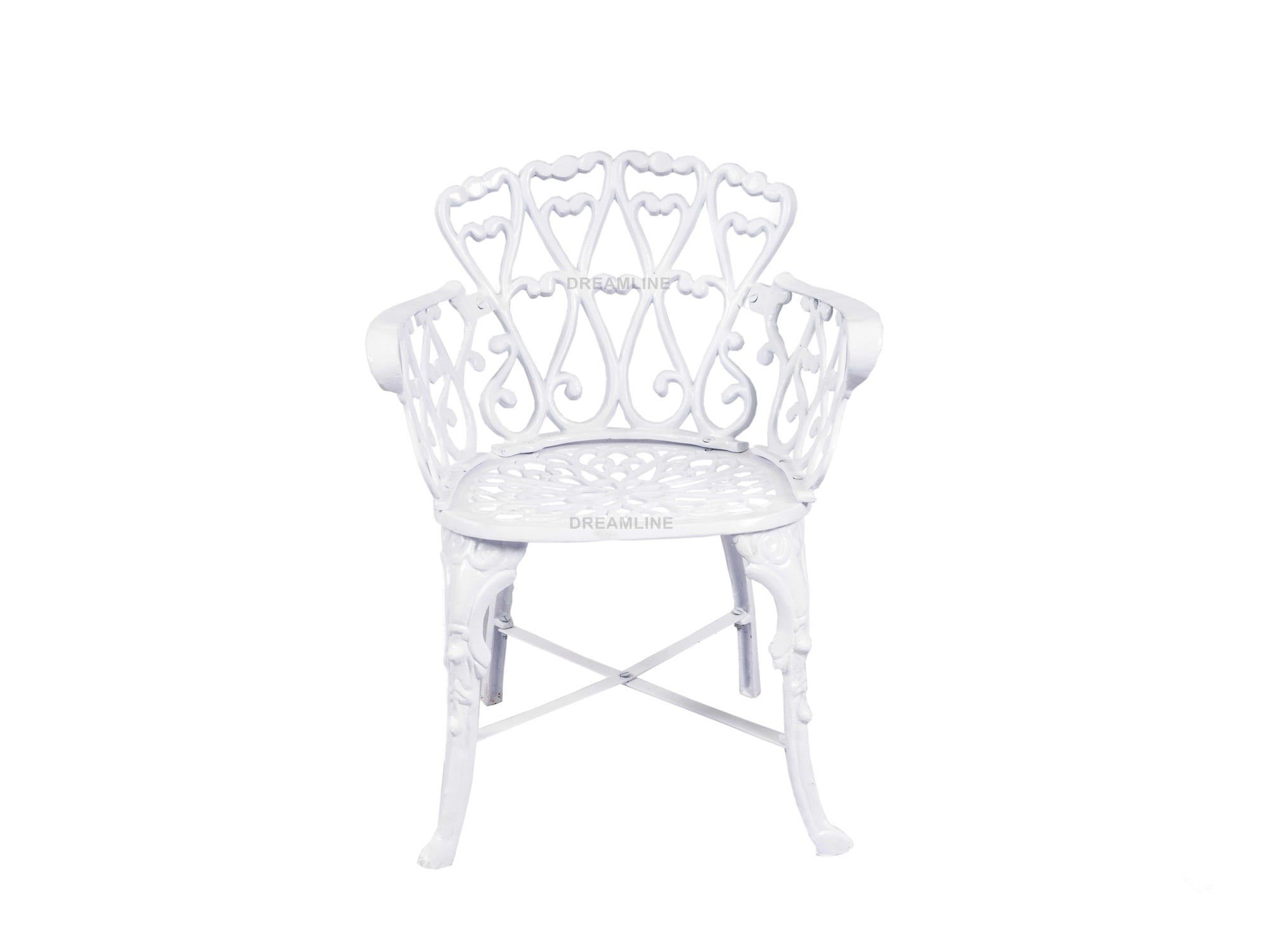 Rino Cast Aluminium Garden Patio Seating 2 Chair and 1 Table Set