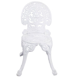 Zinc Cast Aluminium Garden Patio Seating 2 Chair and 1 Table Set
