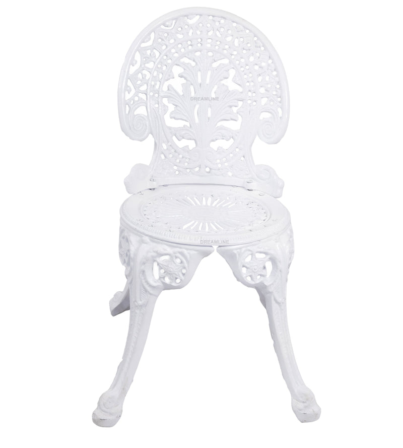 Zinc Cast Aluminium Garden Patio Seating 2 Chair and 1 Table Set