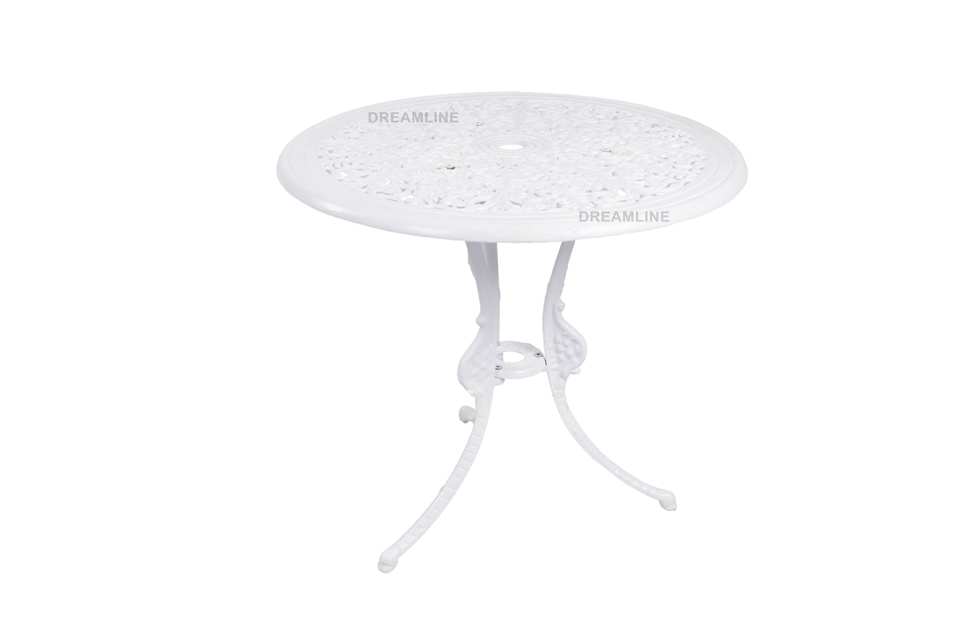 KIYA Cast Aluminium Garden Patio Seating 2 Chair and 1 Table Set