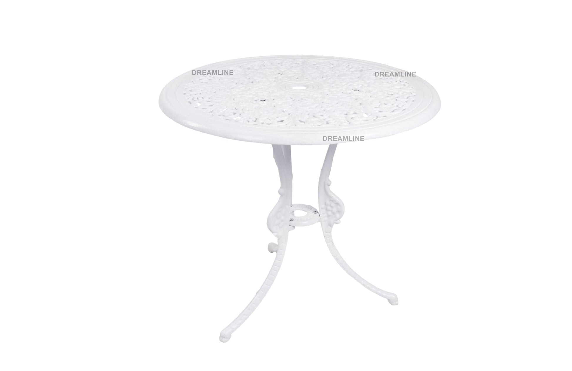 Clux Cast Aluminium Garden Patio Seating 3 Chair and 1 Table Set