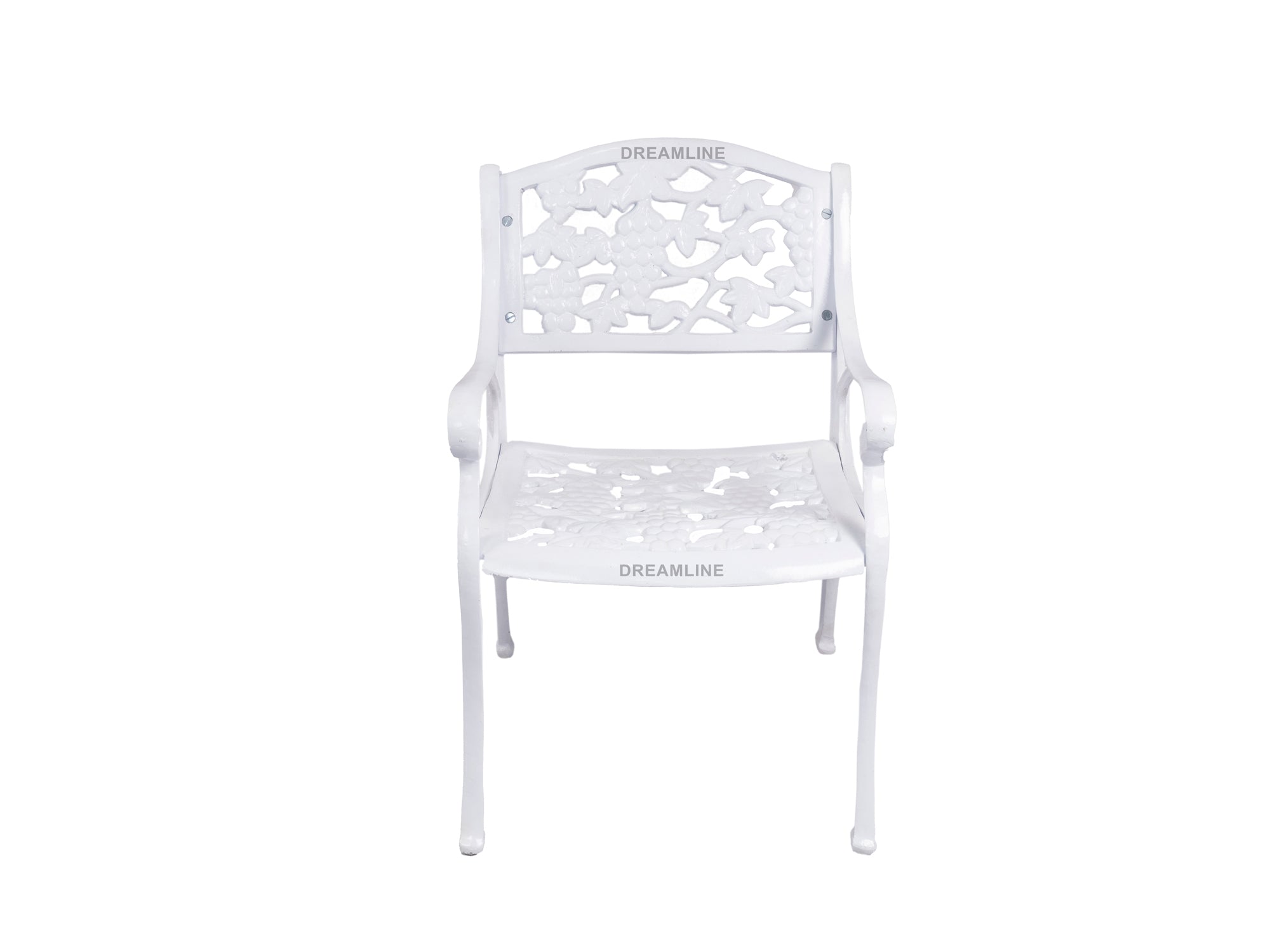 Levin Cast Aluminium Garden Patio Single Seater Chair