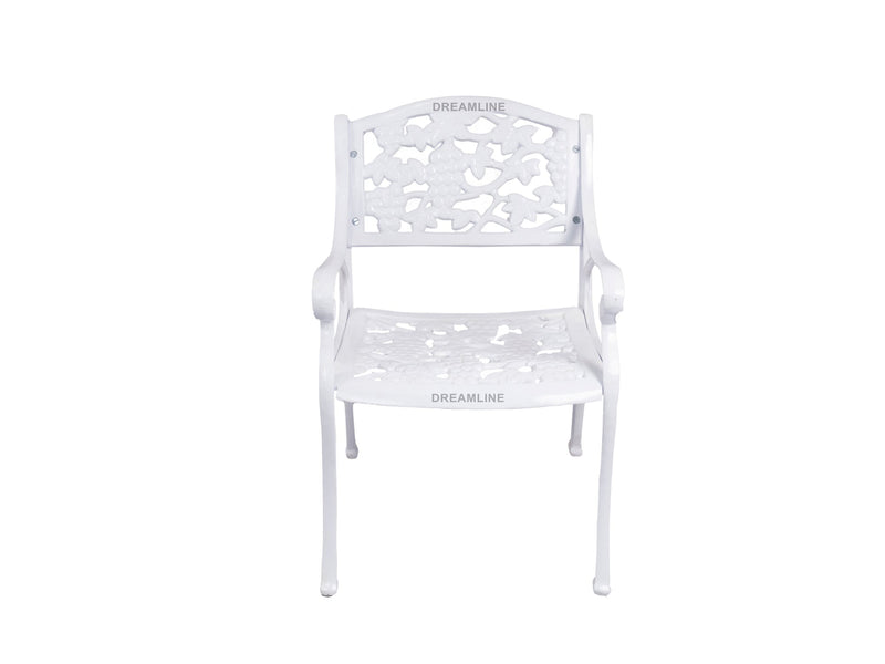 Levin Cast Aluminium Garden Patio Single Seater Chair