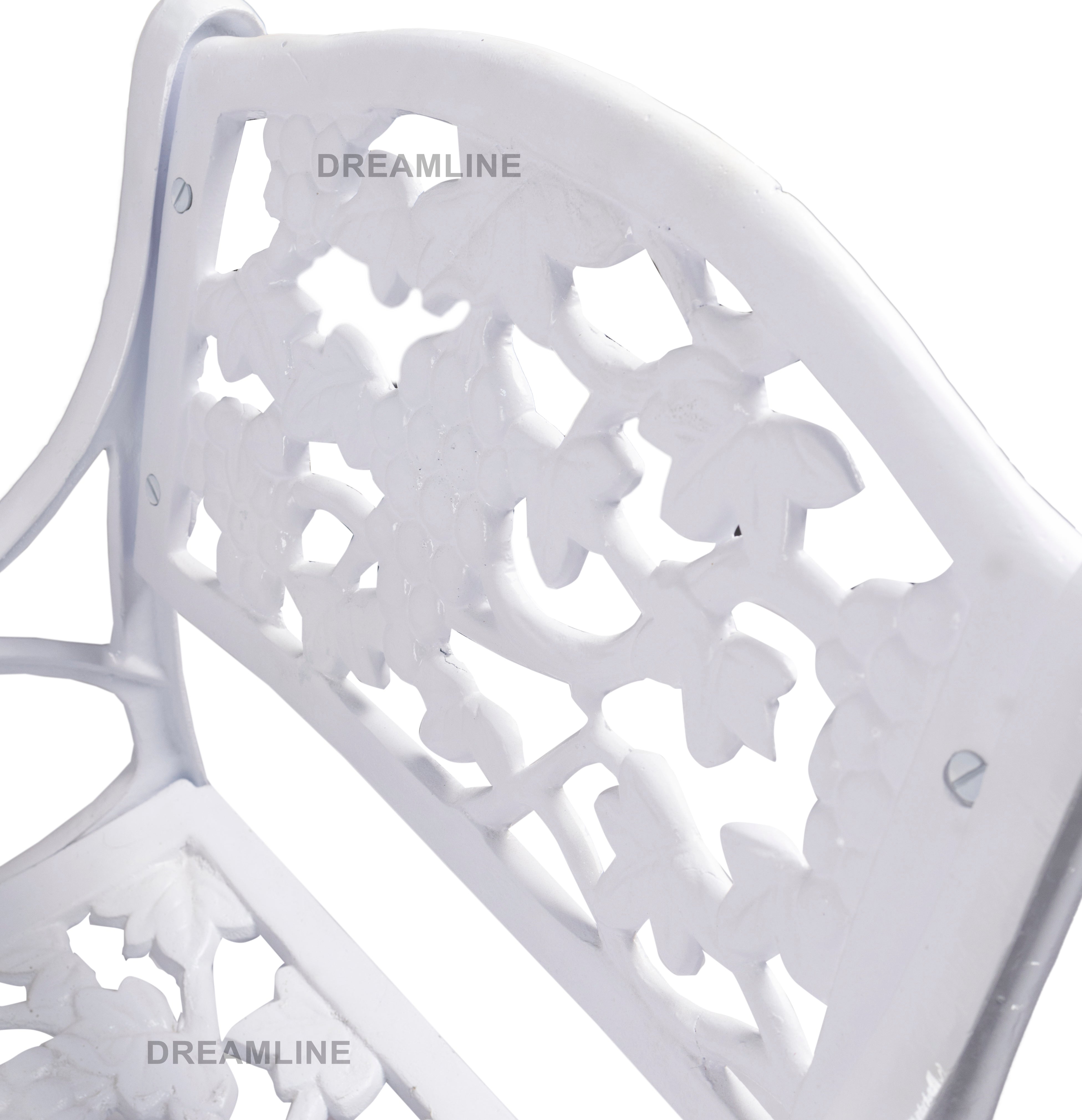 Levin Cast Aluminium Garden Patio Single Seater Chair