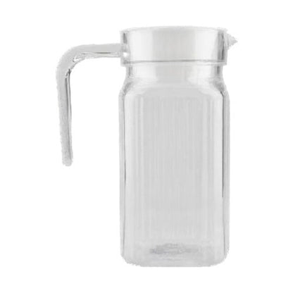Glass Cold Water Jug Lemonade Pitchers Wine Fridge Iced Tea Pitcher Glass Pitcher with Lid Water Cooler Jug Clear Teapot Glass Drink Kettle Modern Storage Container Milk Beer Can