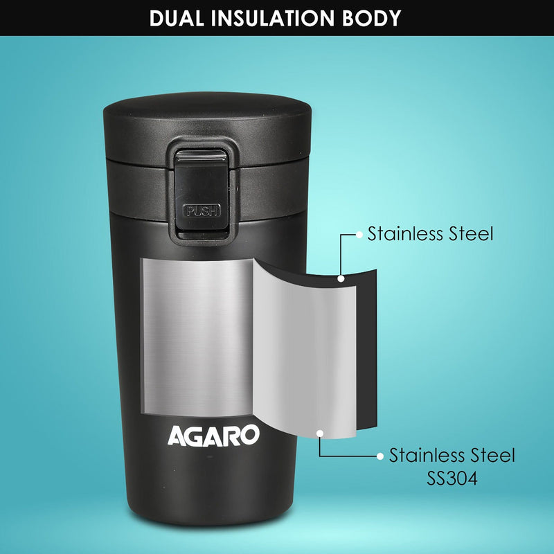 Elite Stainless Steel 300ML Travel Mug , Dual | The Best Travel Mugs to Keep Drinks Hot or Cold-3