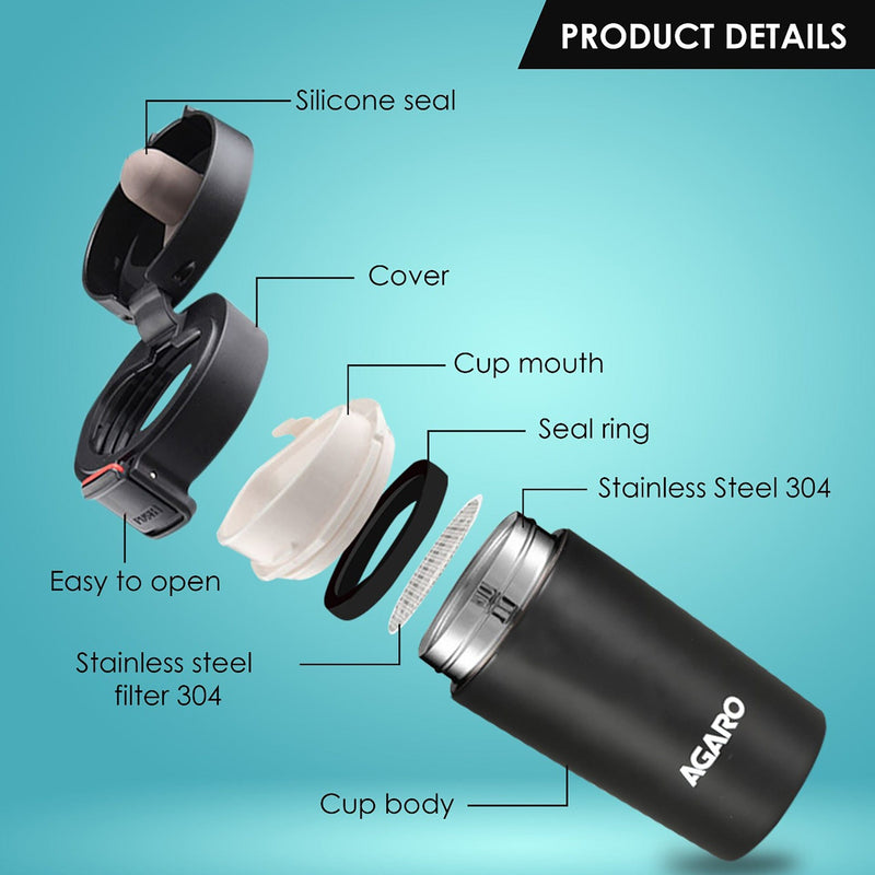 Elite Stainless Steel 300ML Travel Mug , Dual | The Best Travel Mugs to Keep Drinks Hot or Cold-4