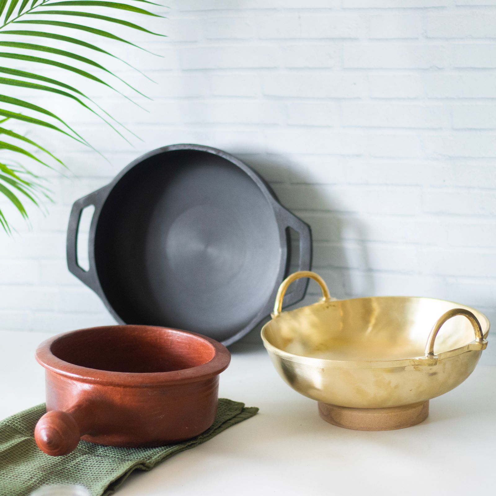 Velanstore Bronze , Cast Iron & Clay Combo