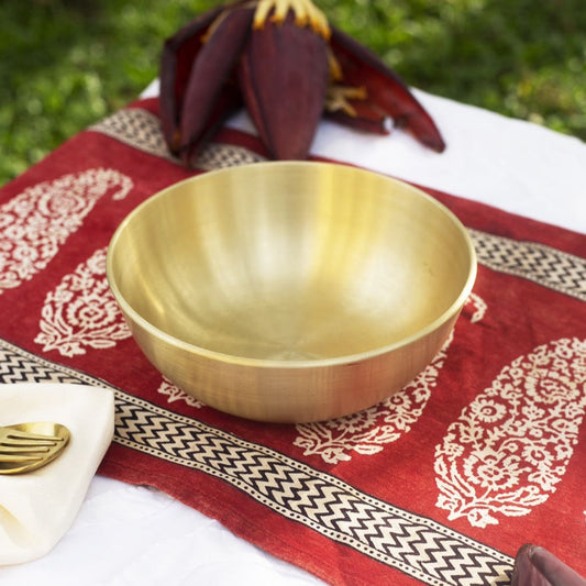 Velanstore Kansa Serving Bowl (Large)