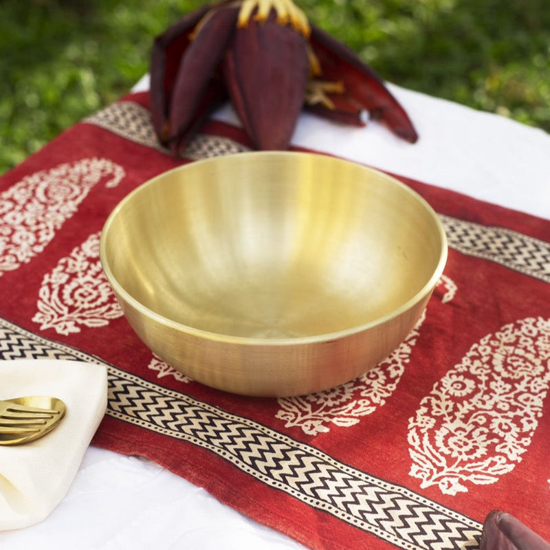 Velanstore Kansa Serving Bowl (Large)