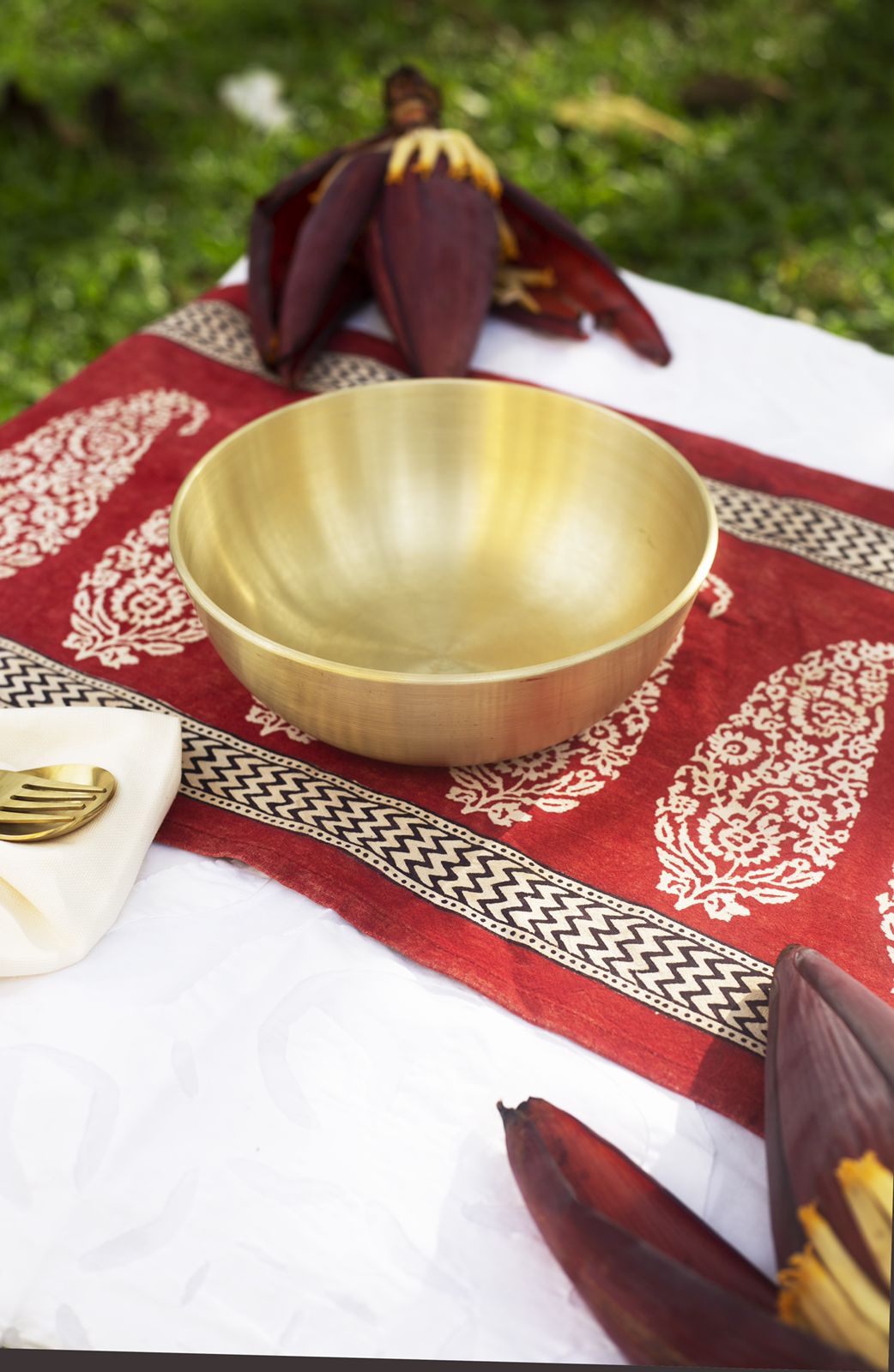 Velanstore Kansa Serving Bowls (Set of 3)