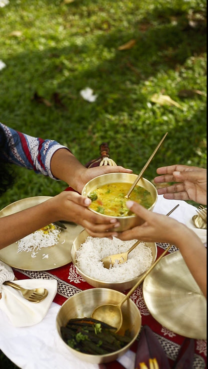 Velanstore Kansa Serving Bowl (Medium)