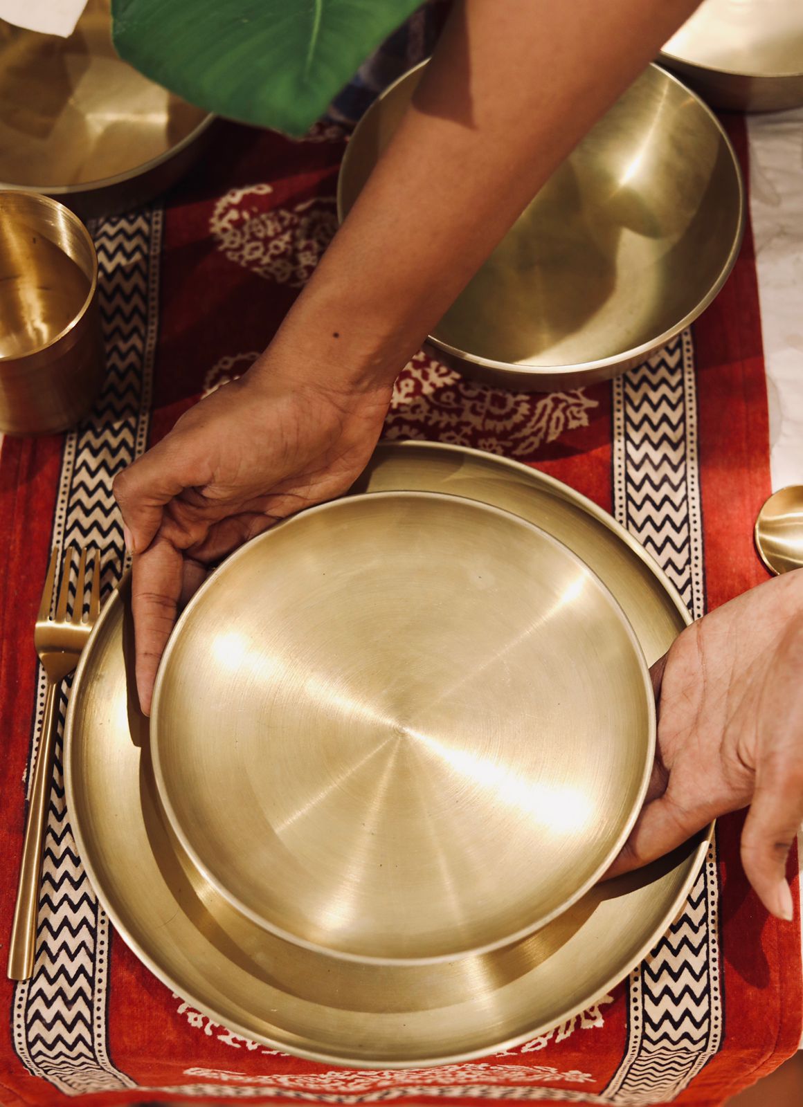 Velanstore Kansa/ Bronze Quarter Plate