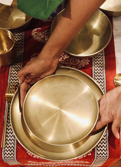 Velanstore Kansa/ Bronze Quarter Plate
