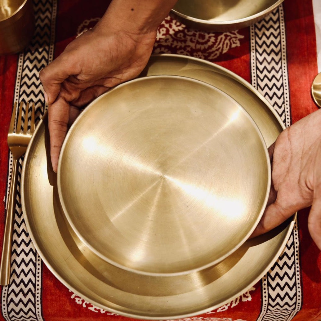 Velanstore Kansa/ Bronze Quarter Plate