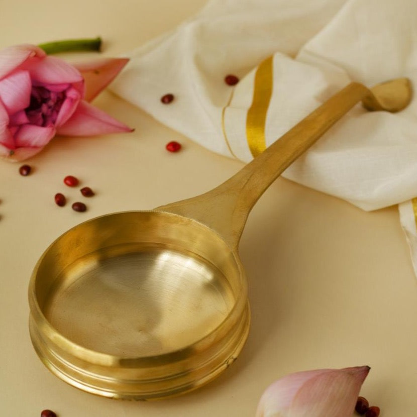 Brass Tadka pan/ Kai Urali velanstore