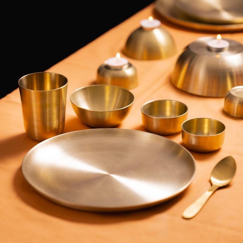 Velanstore Ultimate Kansa Plate Set of 6