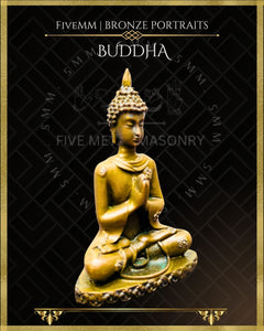 Buddha Panchaloha Bronze Icon - 3"