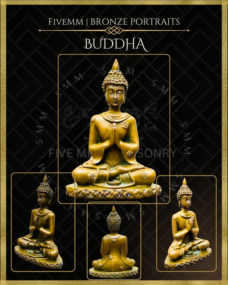 Buddha Panchaloha Bronze Icon - 3"